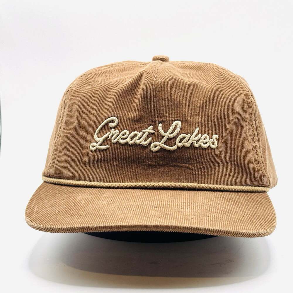 Great Lakes Northern Outfitter Script Rope Hat Snapback Built-in Bottle Opener